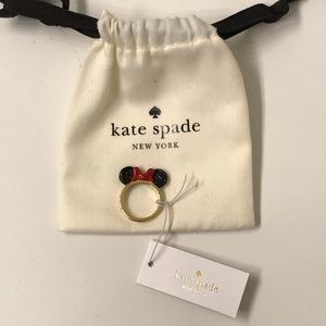Kate Spade Minnie Mouse Ring Size 7 NWT